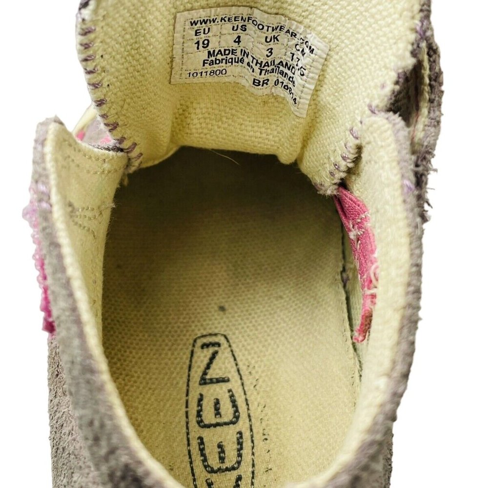 Keen Coronado High Top Pink Purple Suede Sneaker Shoes SZ 4 Toddler Non Marking - Picture 7 of 12
